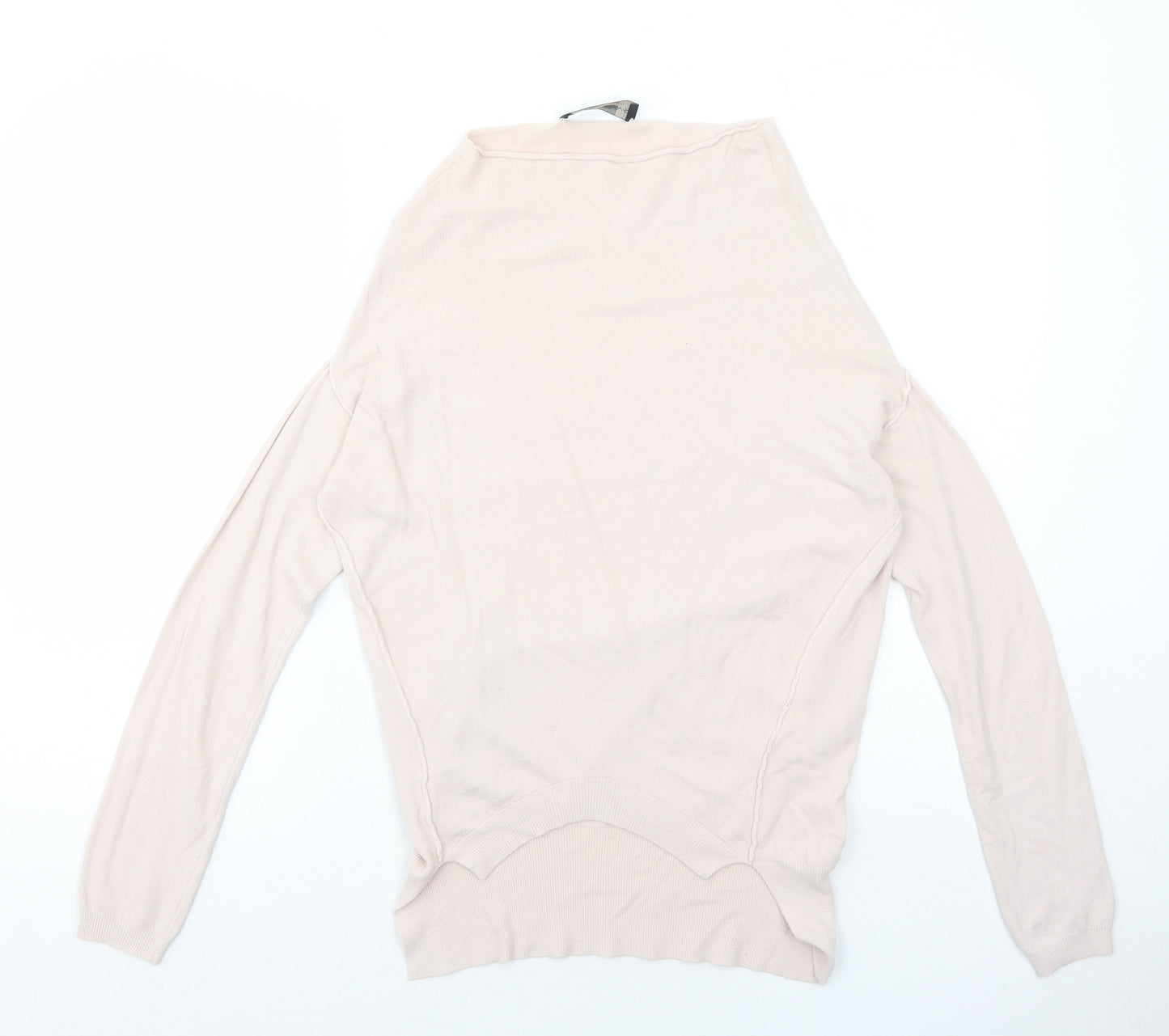 Christina Gavioli Womens Pink High Neck Polyamide Pullover Jumper Size M
