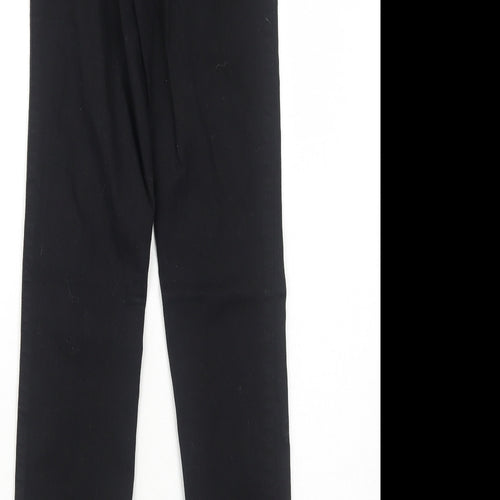 H&M Womens Black Cotton Skinny Jeans Size 4 Regular