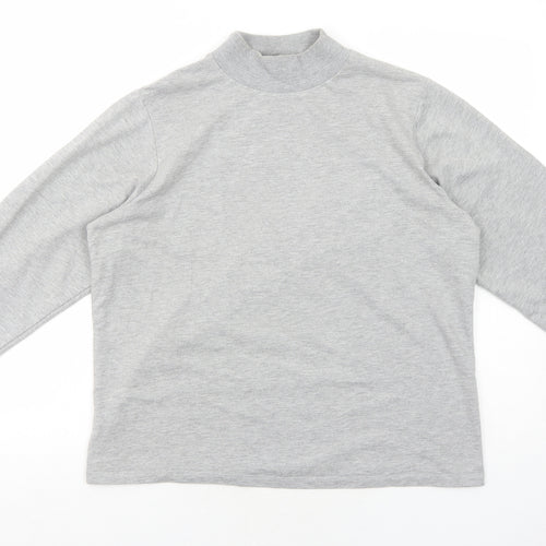 ASOS Womens Grey Polyester Pullover Sweatshirt Size 10 Pullover