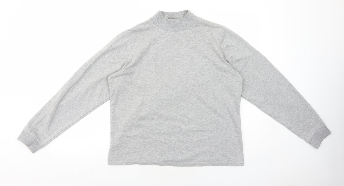 ASOS Womens Grey Polyester Pullover Sweatshirt Size 10 Pullover