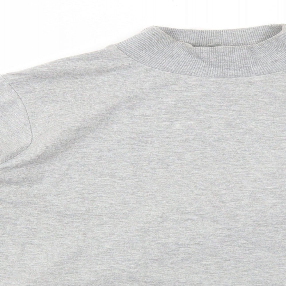 ASOS Womens Grey Polyester Pullover Sweatshirt Size 10 Pullover