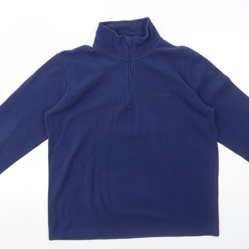 Freedom Trail Mens Blue Polyester Pullover Sweatshirt Size M