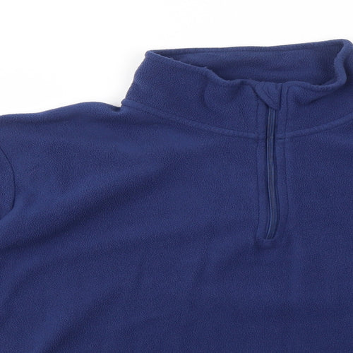 Freedom Trail Mens Blue Polyester Pullover Sweatshirt Size M