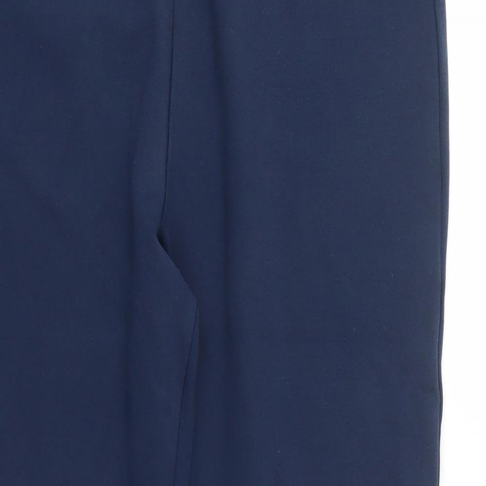 NEXT Womens Blue Viscose Carrot Leggings Size 16