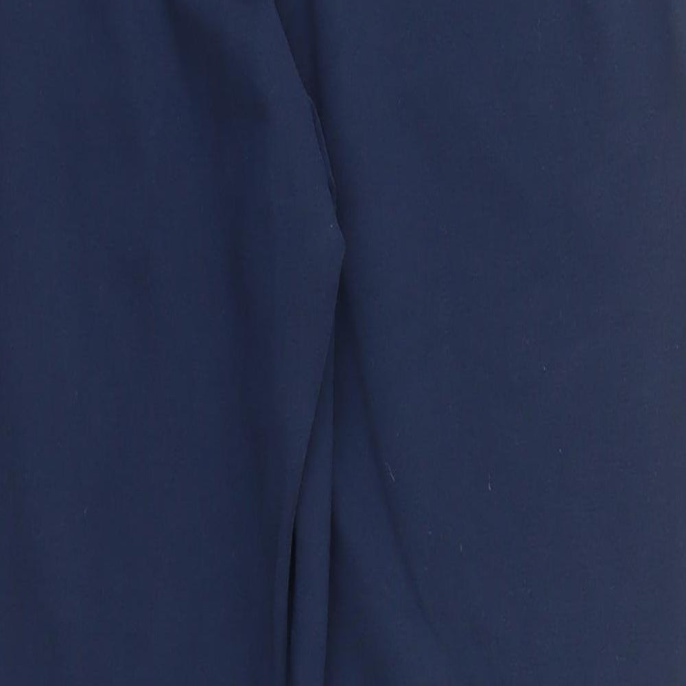 NEXT Womens Blue Viscose Carrot Leggings Size 16