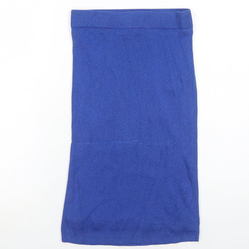 Villa Womens Blue Viscose Bandage Skirt Size XS