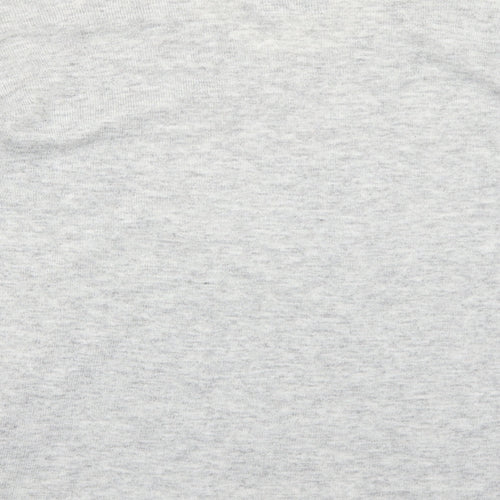 RJR.John Rocha Womens Grey V-Neck Nylon Pullover Jumper Size 8
