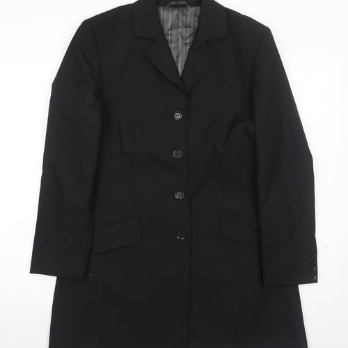 Wadrobes Womens Black Jacket Blazer Size 10 Button