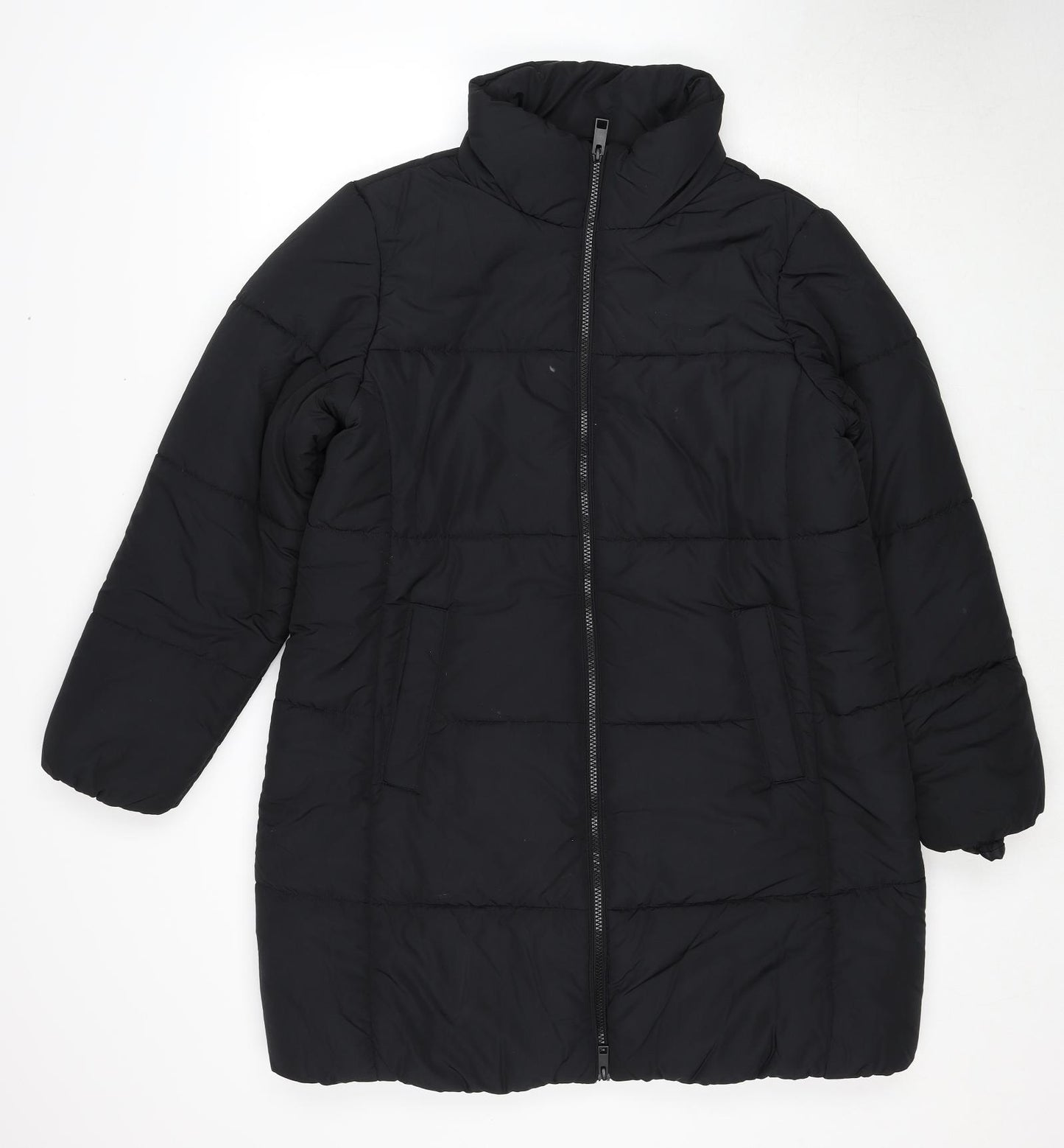Marks and Spencer Womens Black Puffer Jacket Jacket Size 14 Zip