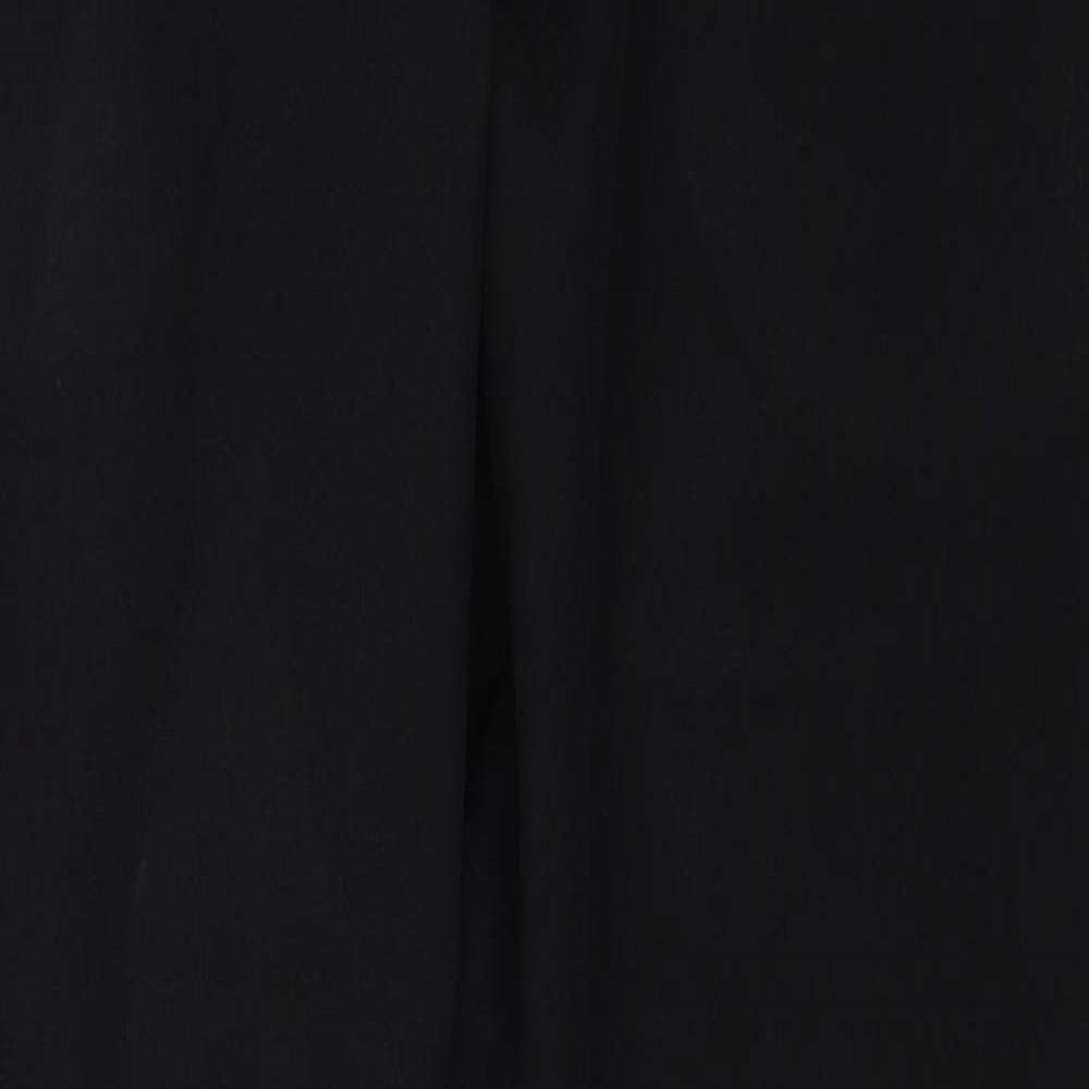 New Look Boys Black Polyester Dress Pants Trousers Size 14 Years Regular Zip