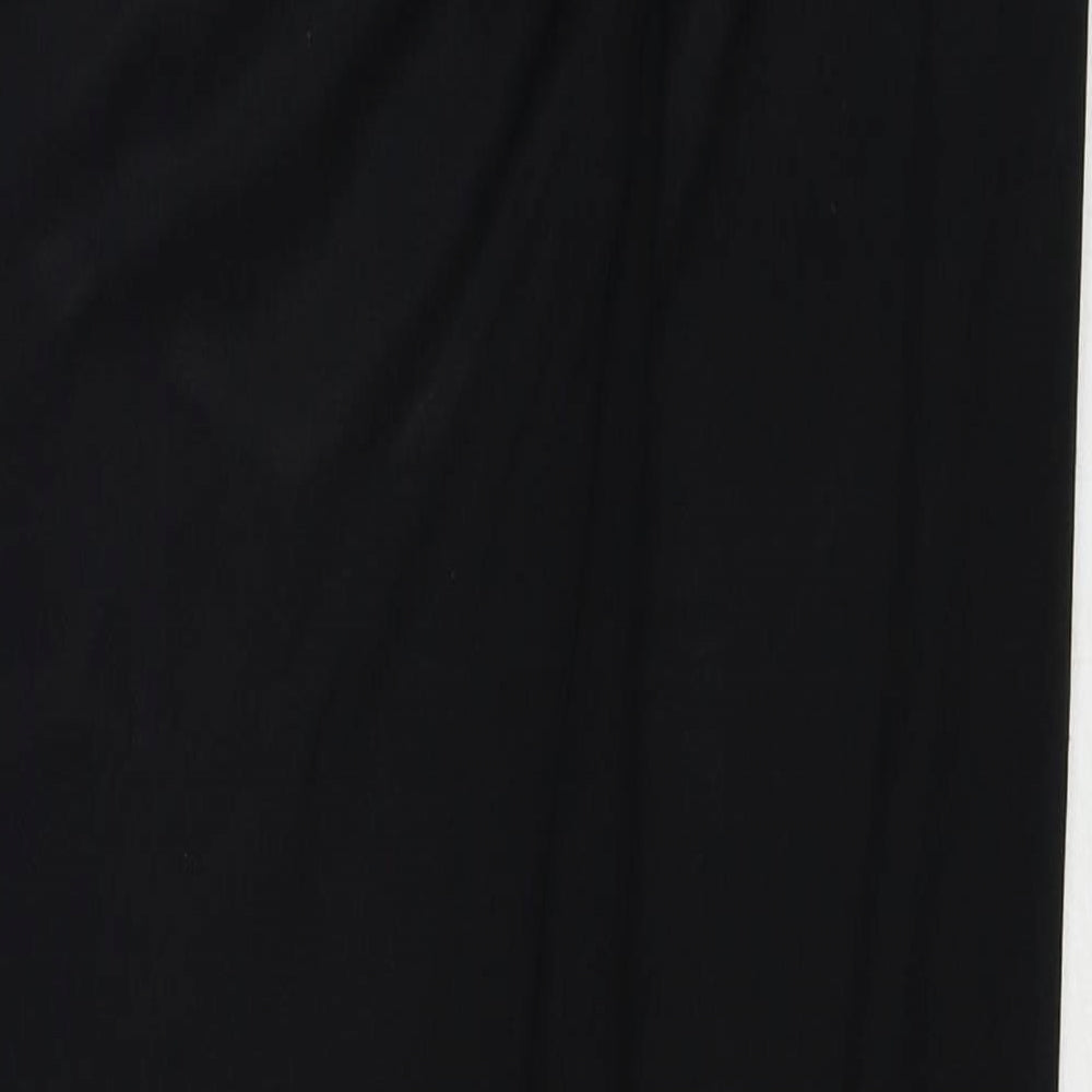 New Look Boys Black Polyester Dress Pants Trousers Size 14 Years Regular Zip