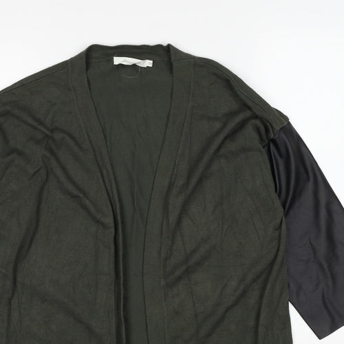 Lamorena Womens Green V-Neck Viscose Cardigan Jumper Size 10