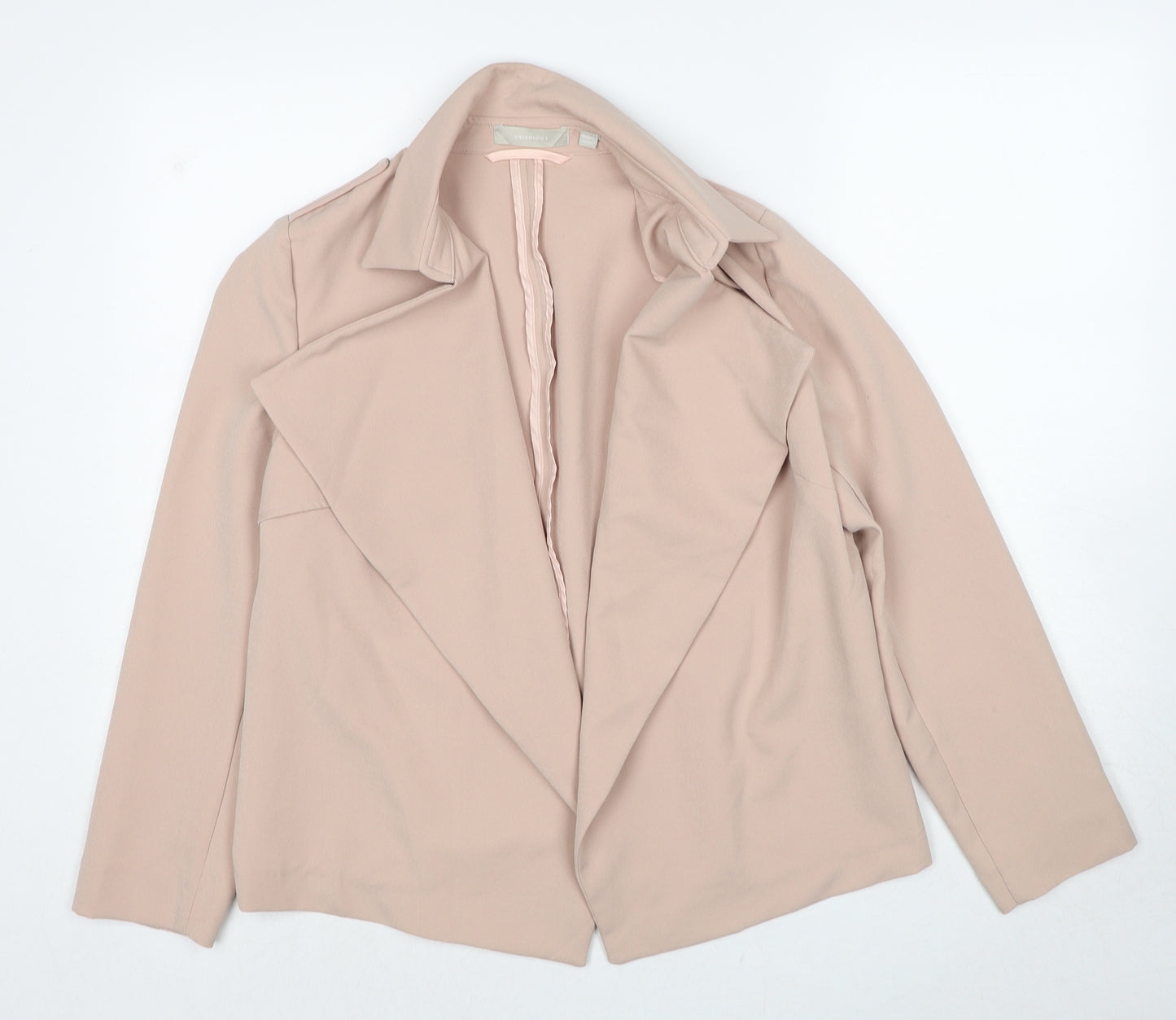 Anthology Womens Pink Jacket Blazer Size 14 Snap