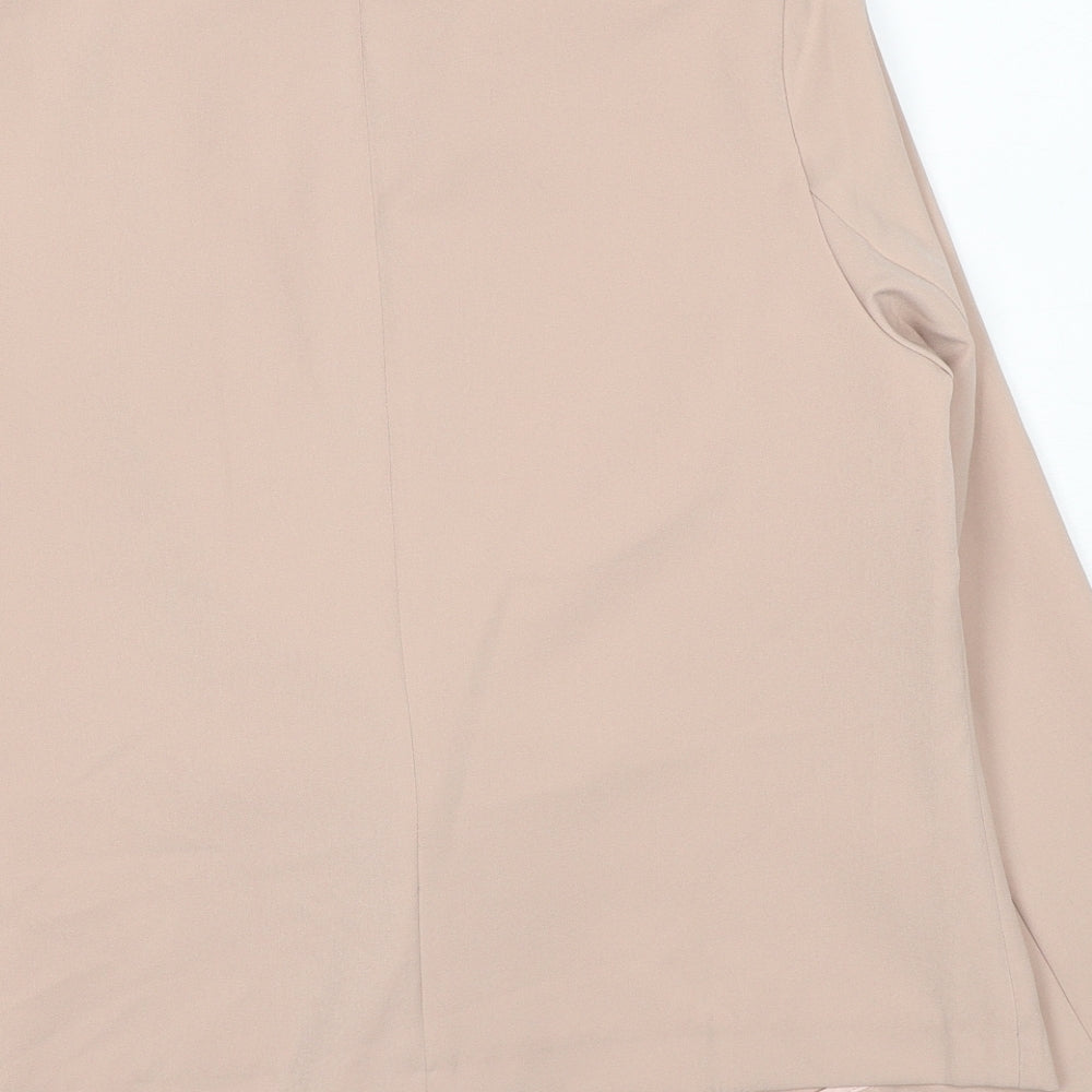 Anthology Womens Pink Jacket Blazer Size 14 Snap