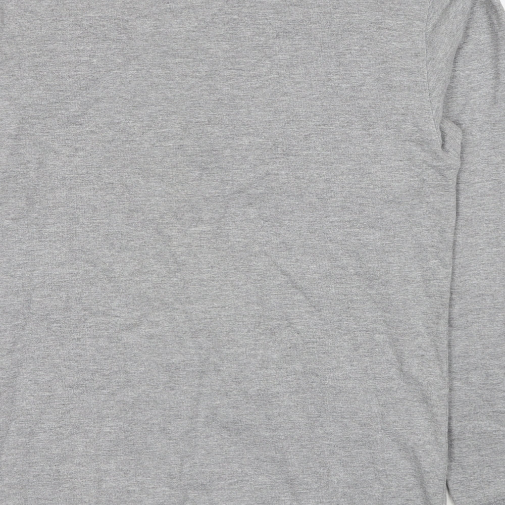 Soul Star Womens Grey Cotton Pullover Sweatshirt Size L Pullover