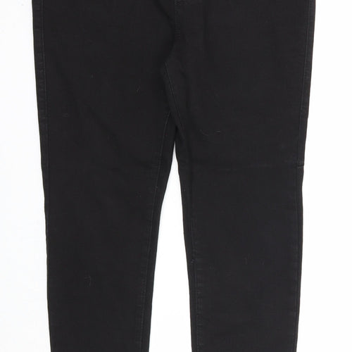 Dorothy Perkins Womens Black Cotton Skinny Jeans Size 8 Regular