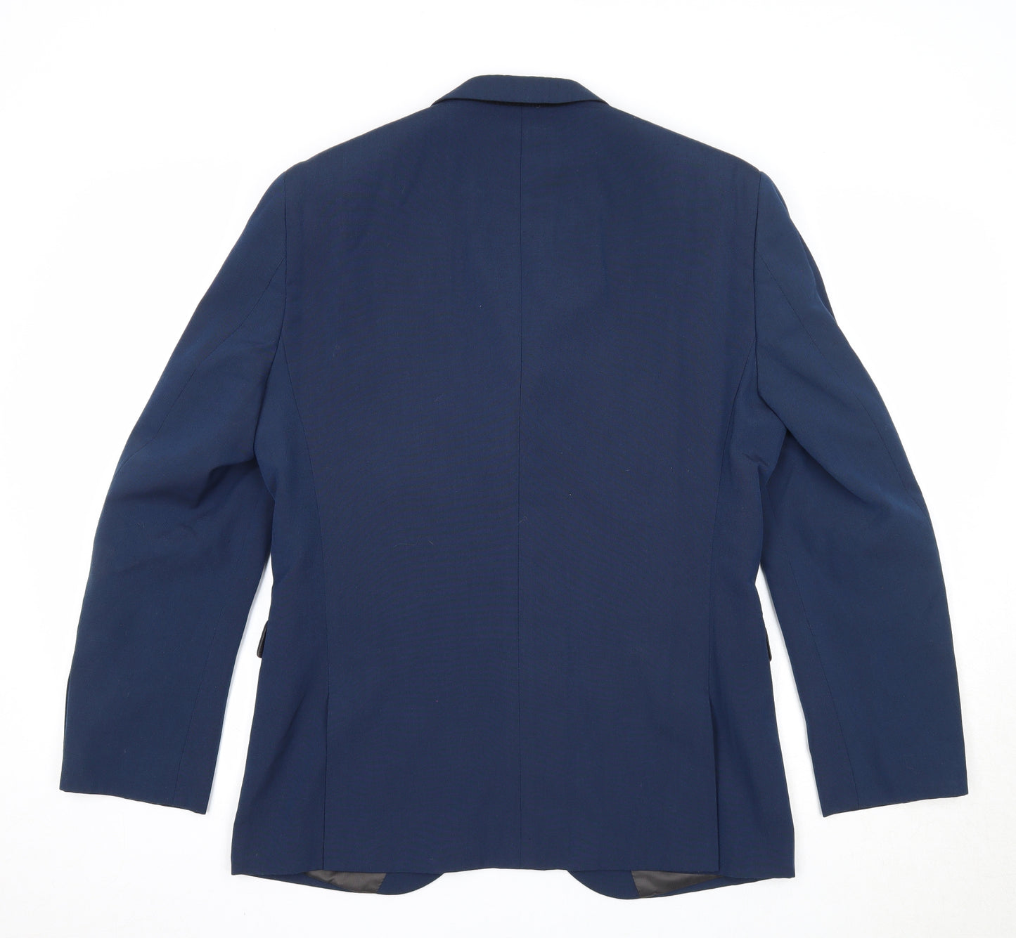 NEXT Mens Blue Polyester Jacket Suit Jacket Size 38 Regular