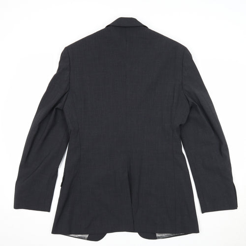 REMUS Mens Grey Wool Jacket Suit Jacket Size 36 Regular