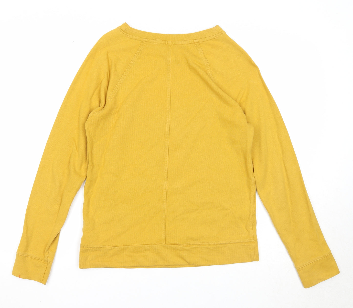 NEXT Womens Yellow Cotton Pullover Sweatshirt Size 6 Pullover