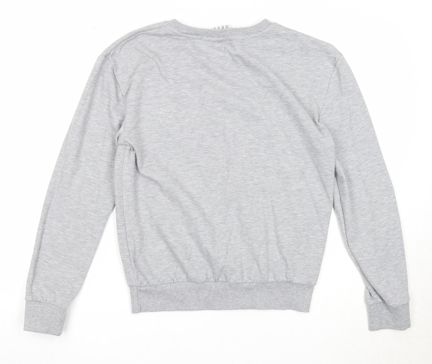 Disney Womens Grey Polyester Pullover Sweatshirt Size 10 Pullover - Minnie & Mickey Mouse