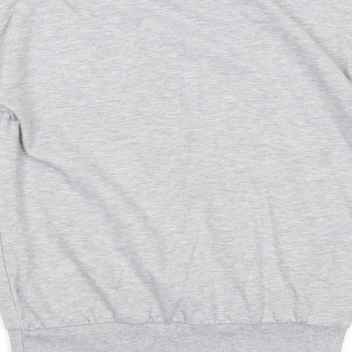 Disney Womens Grey Polyester Pullover Sweatshirt Size 10 Pullover - Minnie & Mickey Mouse