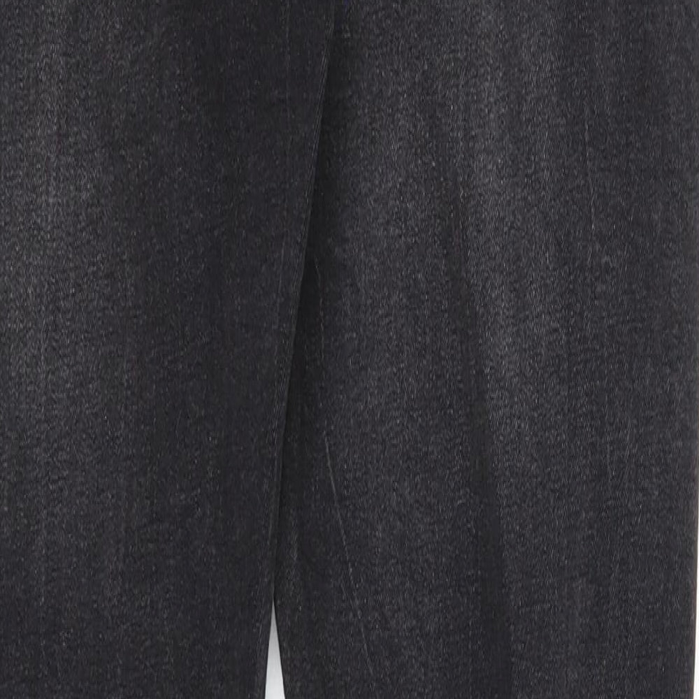H&M Mens Black Cotton Skinny Jeans Size 33 in Regular Zip