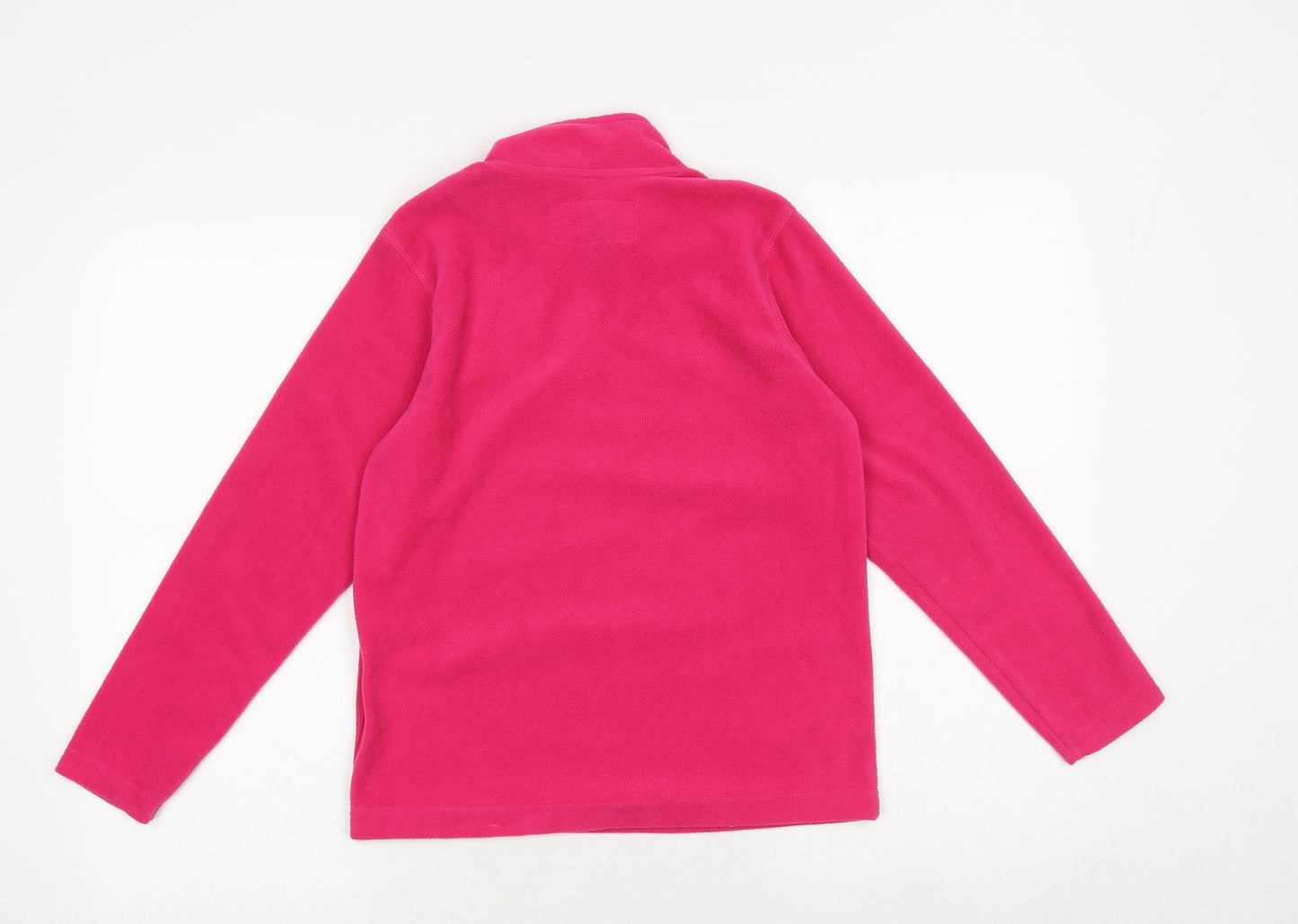 Regatta Girls Pink Polyester Pullover Sweatshirt Size 11-12 Years Zip