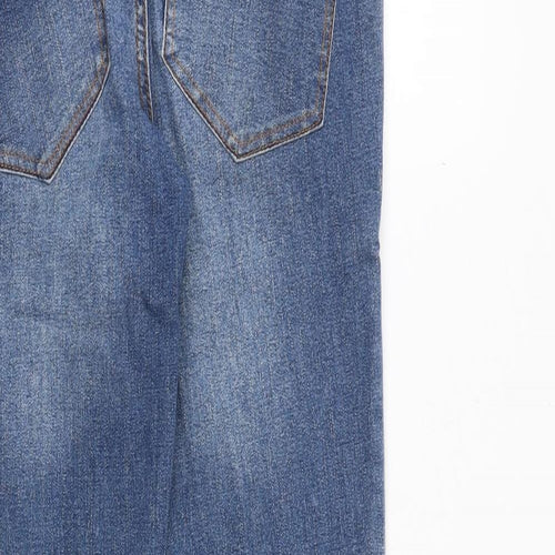 Mamalicious Womens Blue Cotton Skinny Jeans Size 35 in Regular