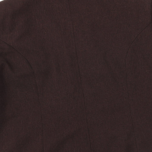 EWM Womens Brown Jacket Size 16 Zip