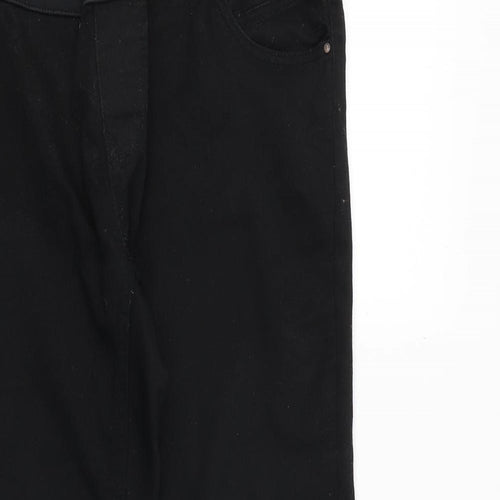 New Look Womens Black Cotton Skinny Jeans Size 10 Regular