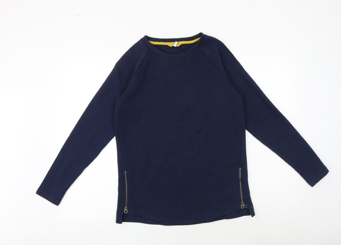 Joules Womens Blue Polyester Pullover Sweatshirt Size 6 Zip