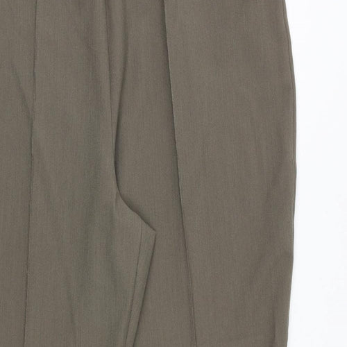 Bonmarché Womens Green Viscose Trousers Size 20 Regular