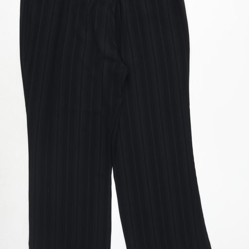 AMARANTO Womens Blue Striped Polyester Dress Pants Trousers Size 20 Regular Zip