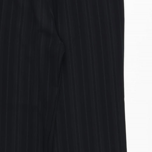 AMARANTO Womens Blue Striped Polyester Dress Pants Trousers Size 20 Regular Zip