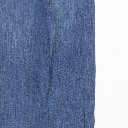 Amisu Womens Blue Polyester Skinny Jeans Size 6 Regular Zip