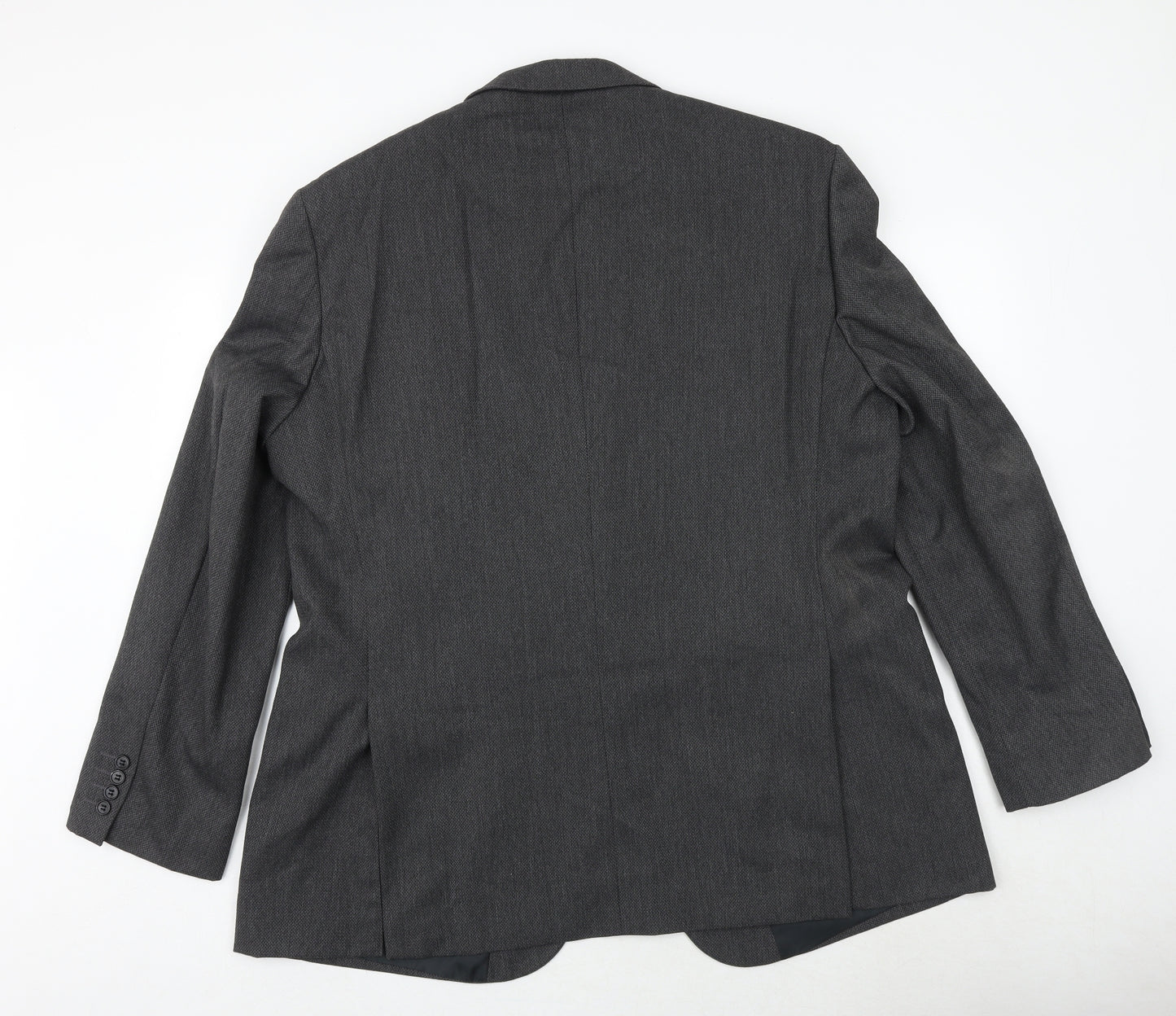 Marks and Spencer Mens Grey Polyester Jacket Suit Jacket Size 46 Regular