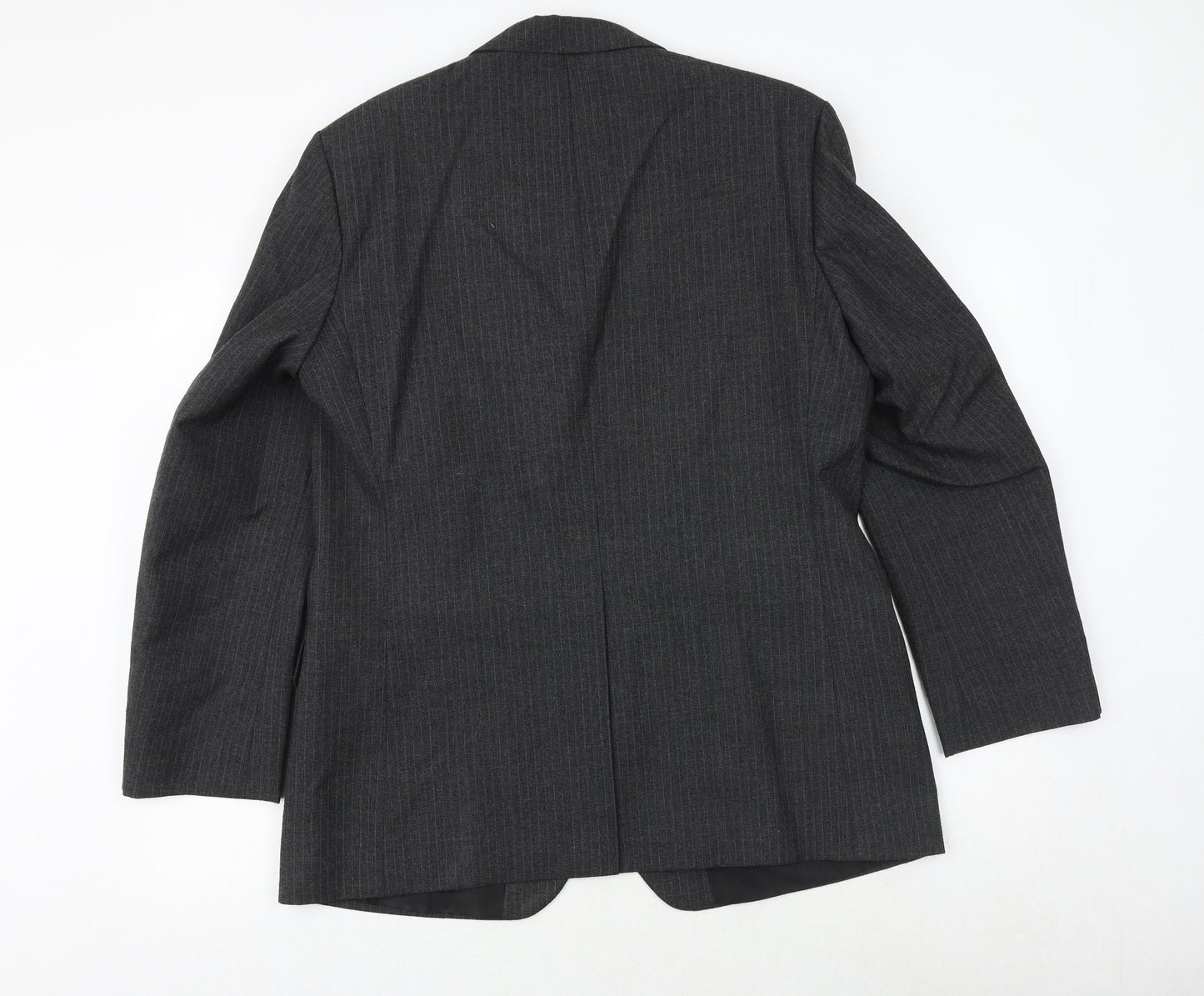 St Michael Mens Grey Polyester Jacket Suit Jacket Size 42 Regular