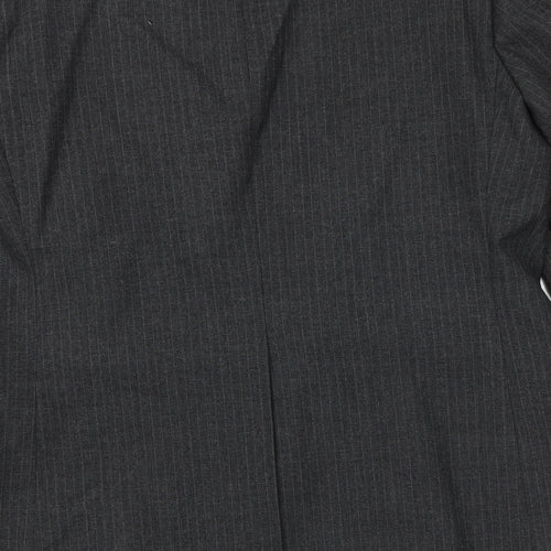 St Michael Mens Grey Polyester Jacket Suit Jacket Size 42 Regular