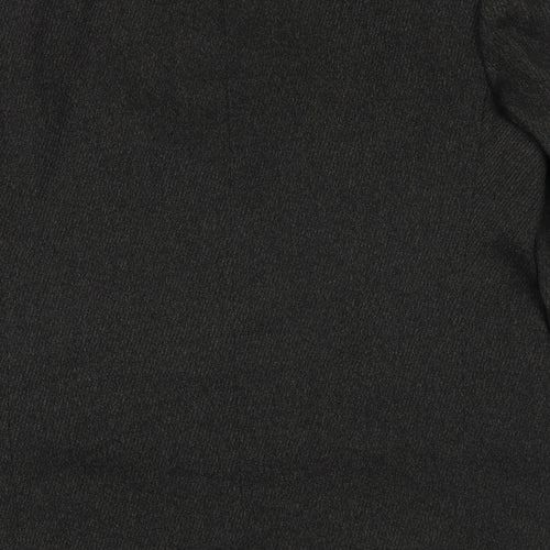 style gizgi Mens Black Polyester Jacket Suit Jacket Size 42 Regular