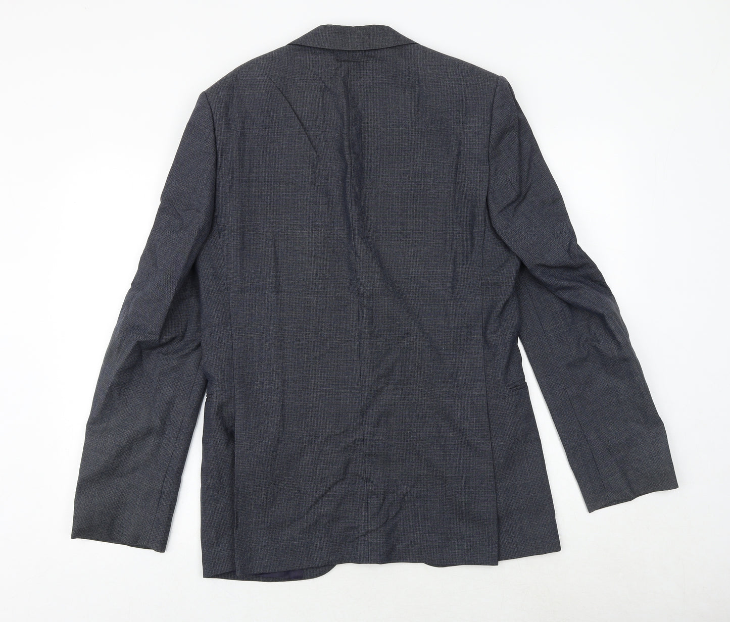 Marks and Spencer Mens Grey Wool Jacket Suit Jacket Size 38 Regular