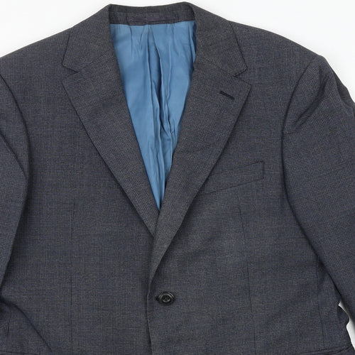 Marks and Spencer Mens Grey Wool Jacket Suit Jacket Size 38 Regular