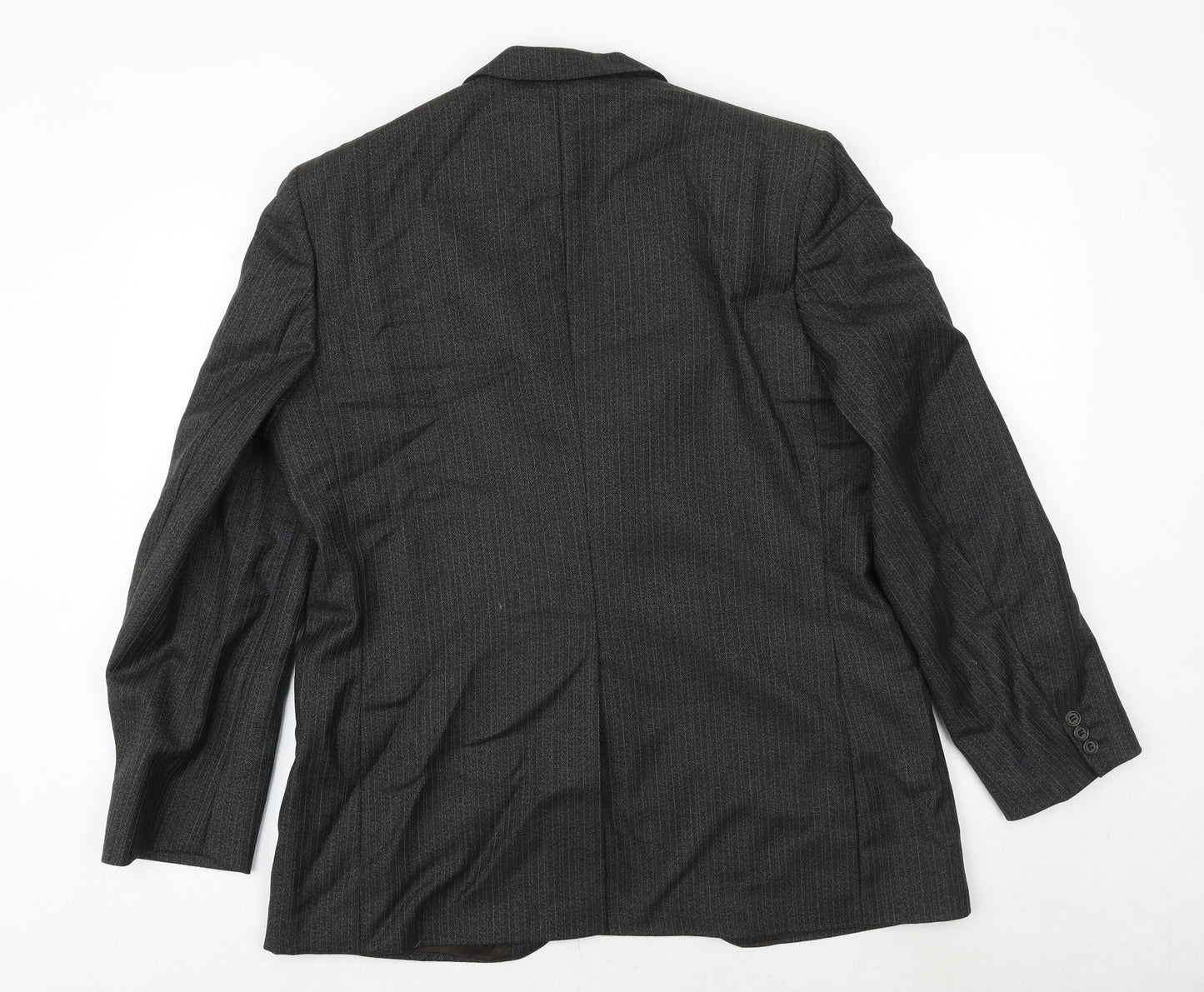 Dunn&Co Mens Grey Wool Jacket Suit Jacket Size 38 Regular