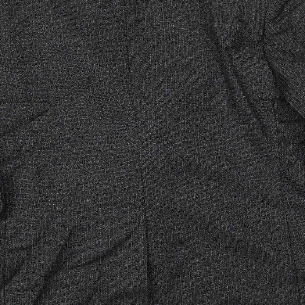 Dunn&Co Mens Grey Wool Jacket Suit Jacket Size 38 Regular