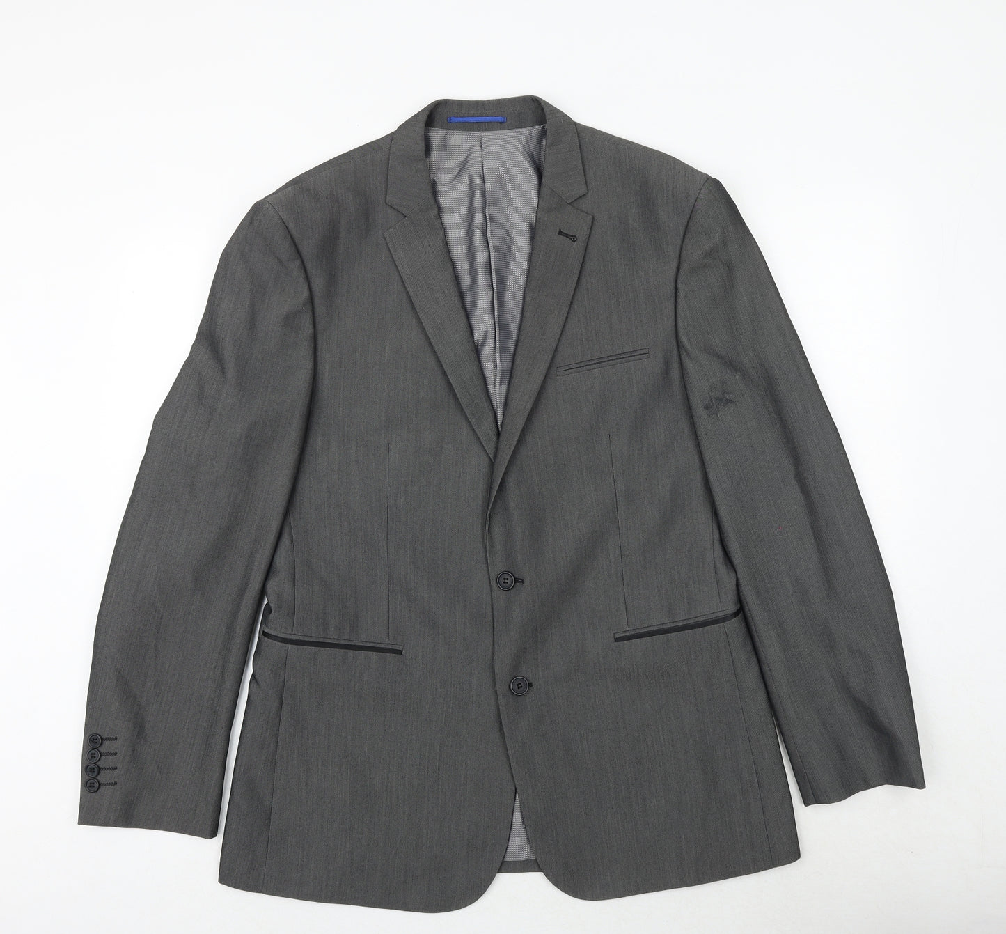Taylor & Wright Mens Grey Polyester Jacket Suit Jacket Size 42 Regular
