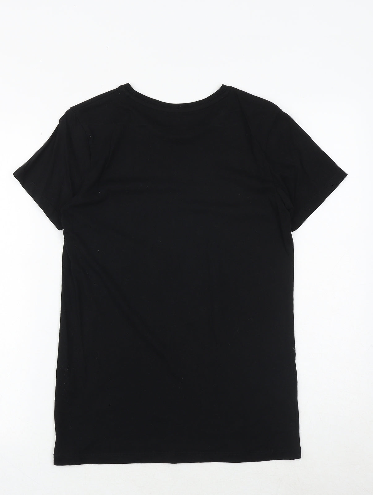 T-shirt Basique URBN DEPT Garçon Noir 100% Coton - Taille 8 Ans Col Rond - Occasion