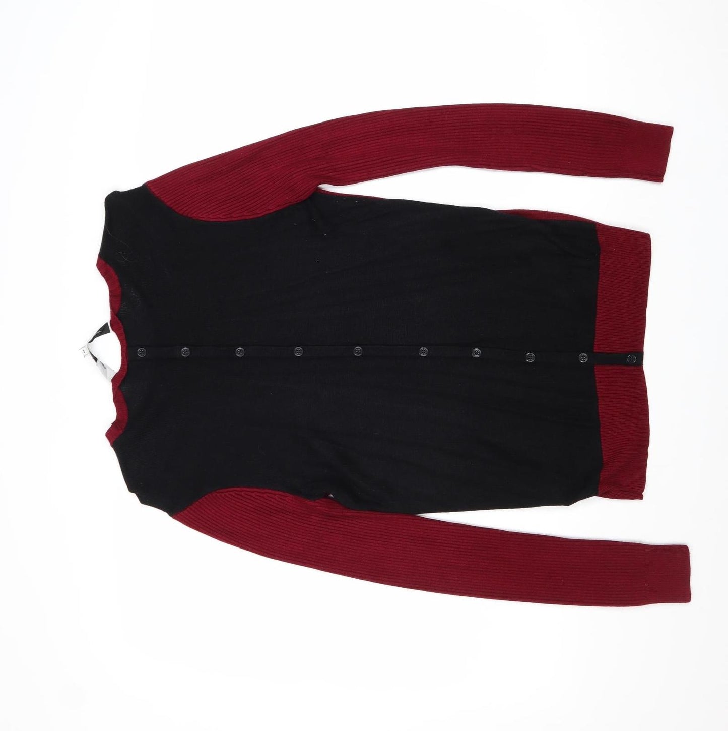 Jonathan Saunders Womens Red Round Neck Viscose Pullover Jumper Size 14