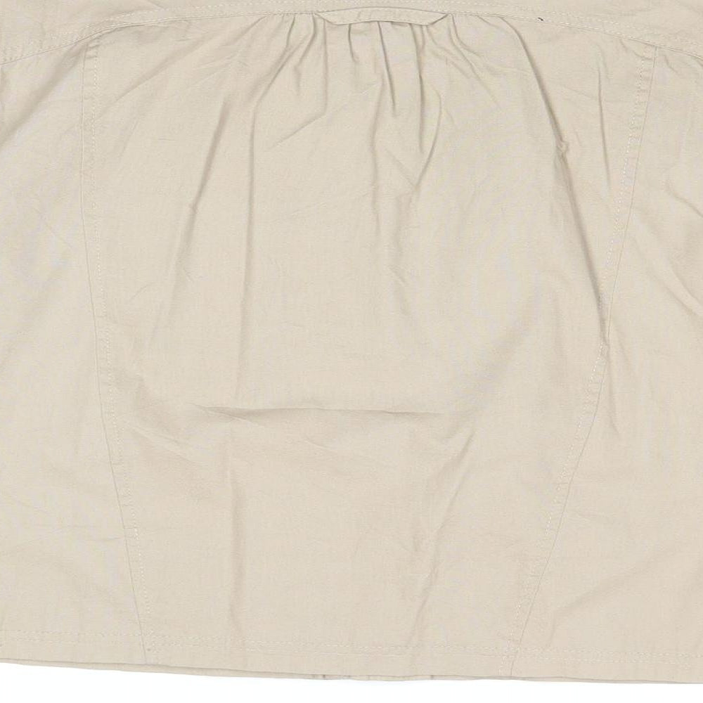Select Womens Beige Jacket Size 14 Zip