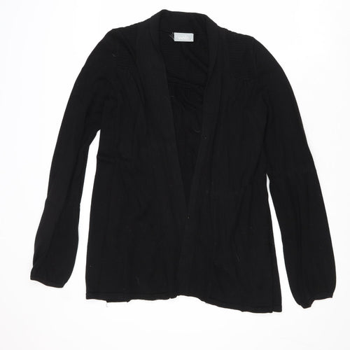 Wallis Womens Black V-Neck Viscose Pullover Jumper Size S