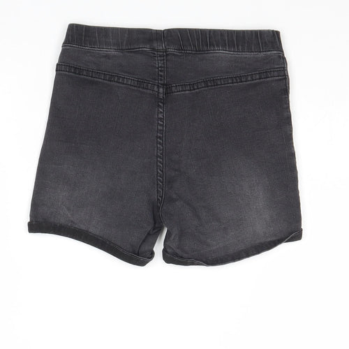 H&M Boys Grey Cotton Bermuda Shorts Size 8-9 Years Regular - Waist 22
