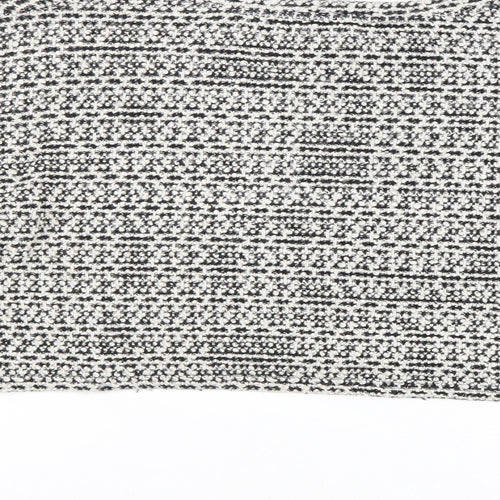New Look Womens Grey Round Neck Cotton Pullover Jumper Size M